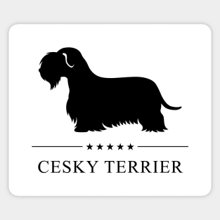 Cesky Terrier Black Silhouette Sticker